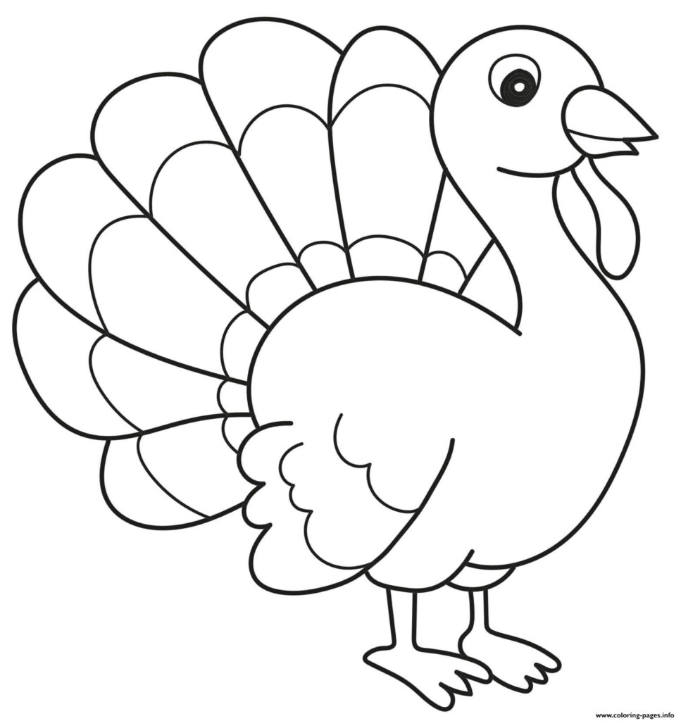 Printable Turkey Pictures To Color
