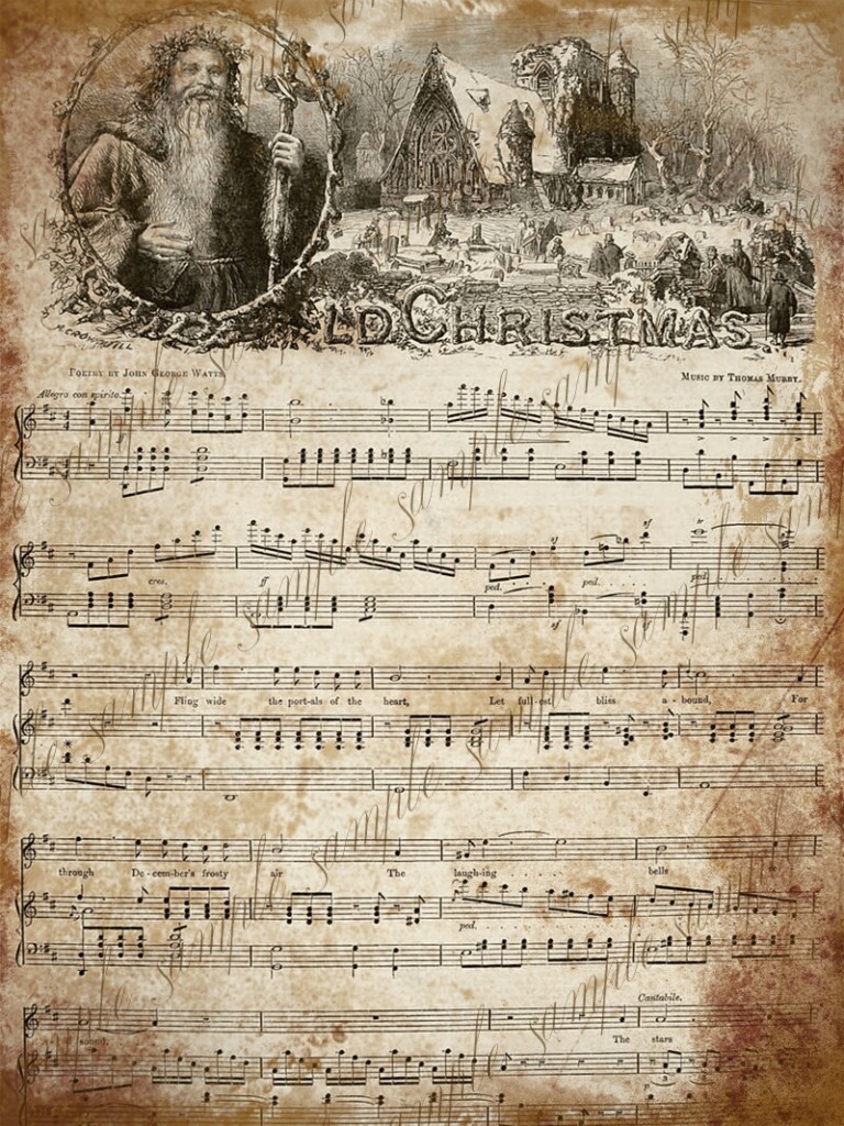 Printable Vintage Music Sheets Printable World Holiday