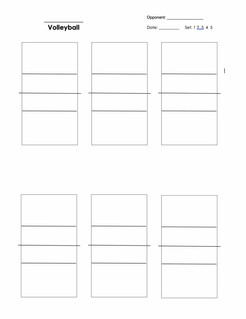 Printable Volleyball Rotation Sheets Printable Calendars AT A GLANCE