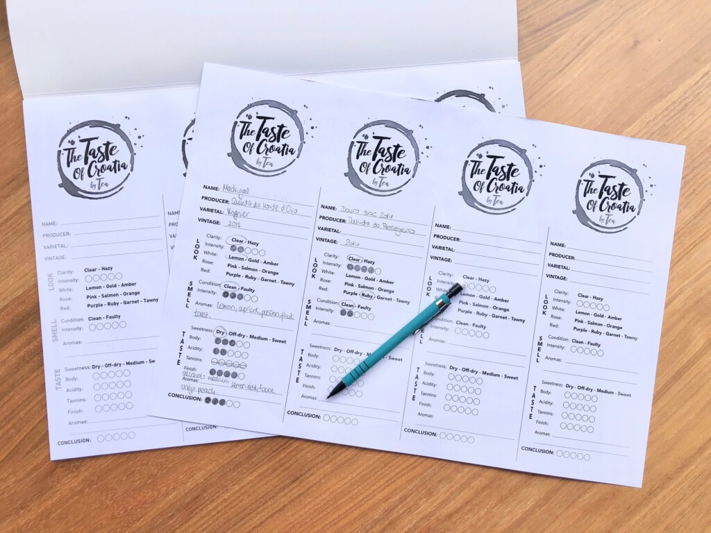 Printable Wine Tasting Sheets