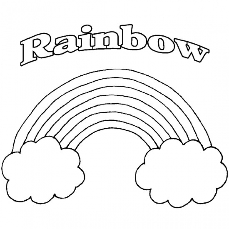 Rainbow Color Sheets Printables