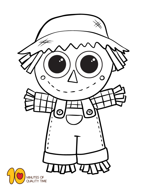Scarecrow Coloring Sheets Printable Printable Word Searches