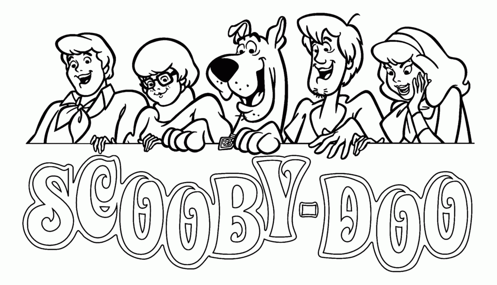 Scooby Doo Coloring Pages Free Printable Free Printable Scooby Doo 