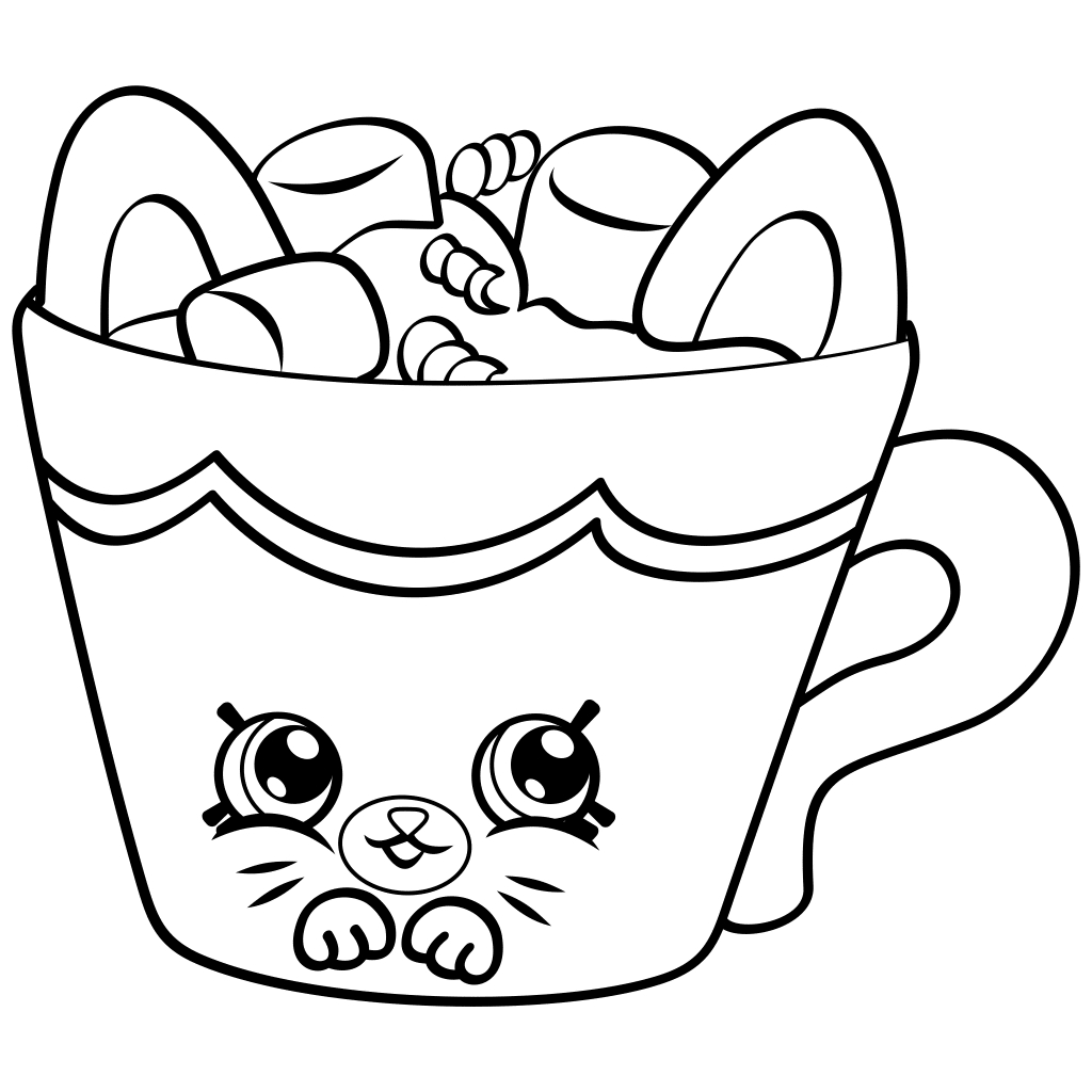 Shopkins Coloring Pages Printable Free Free Printable