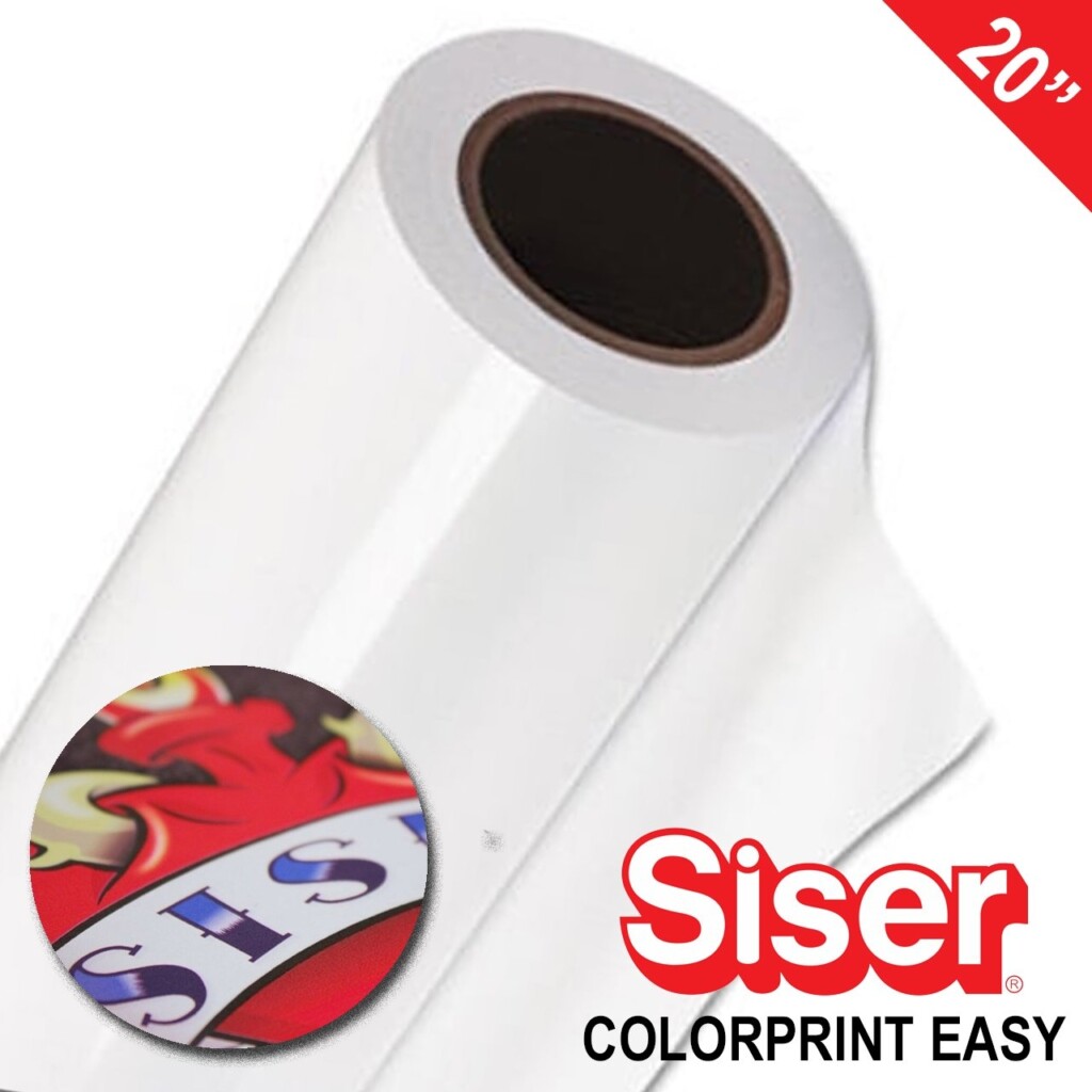 SISER COLORPRINT EASY 20 quot PRINTABLE VINYL All American Vinyl Lubbock TX