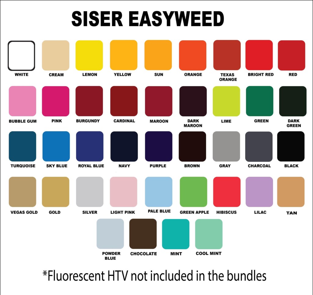 Siser Printable Vinyl Sheets