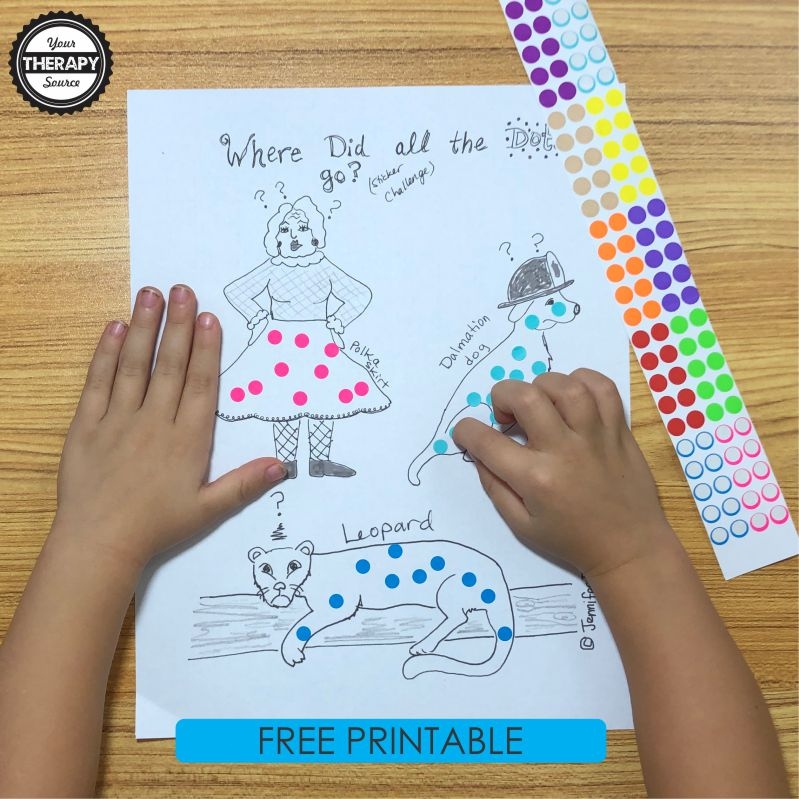 Sticker Activity Sheets