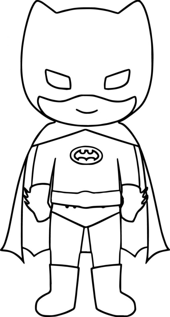 Super Hero Coloring Sheet