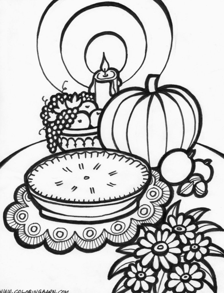 Thanksgiving Printable Coloring Sheets