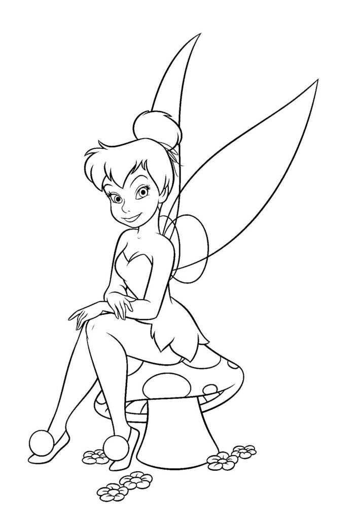 Tinkerbell Printable Coloring Pages