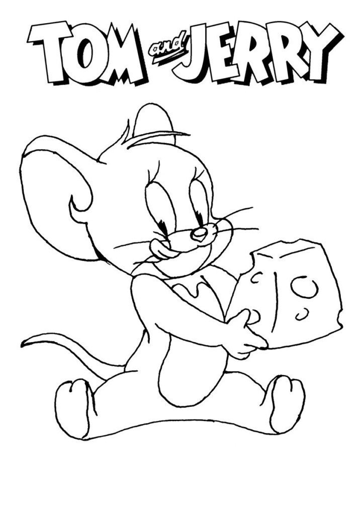 Tom And Jerry Coloring Page 2
