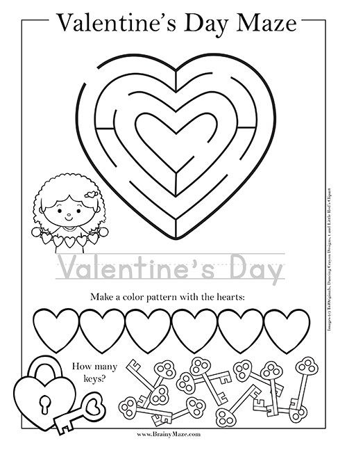 Valentine Activity Sheets Free Printables