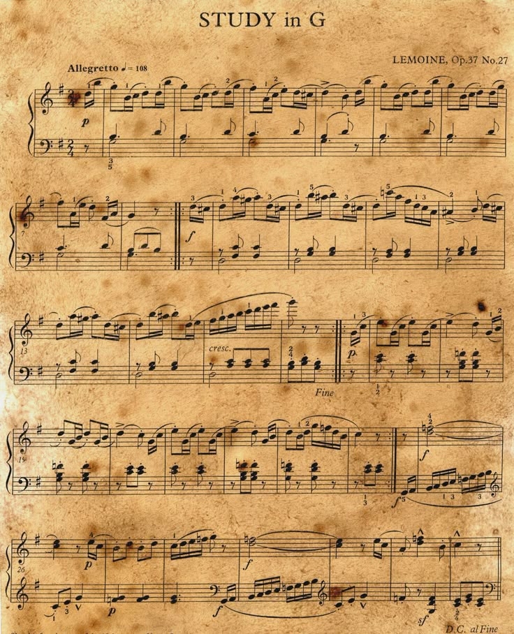 Vintage Printable Sheet Music Dev onallcylinders
