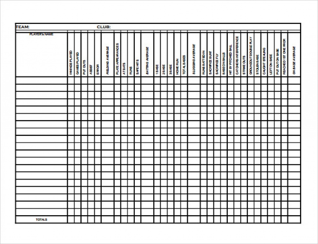 Volleyball Stat Sheet Printable