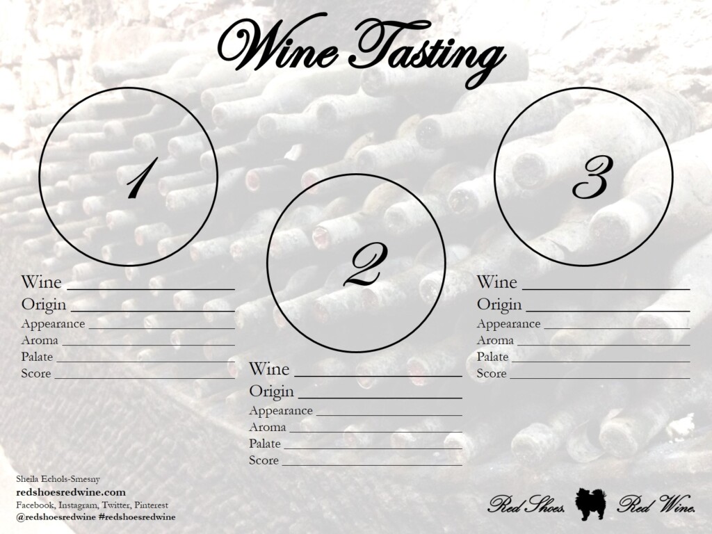 Wine Tasting Sheets Printable Printable Word Searches