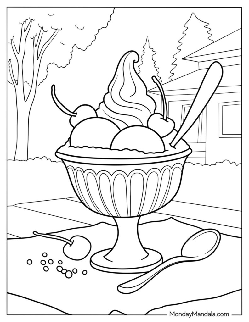 30 Ice Cream Coloring Pages Free PDF Printables 30 Ice Cream Coloring Pages Free PDF Printables