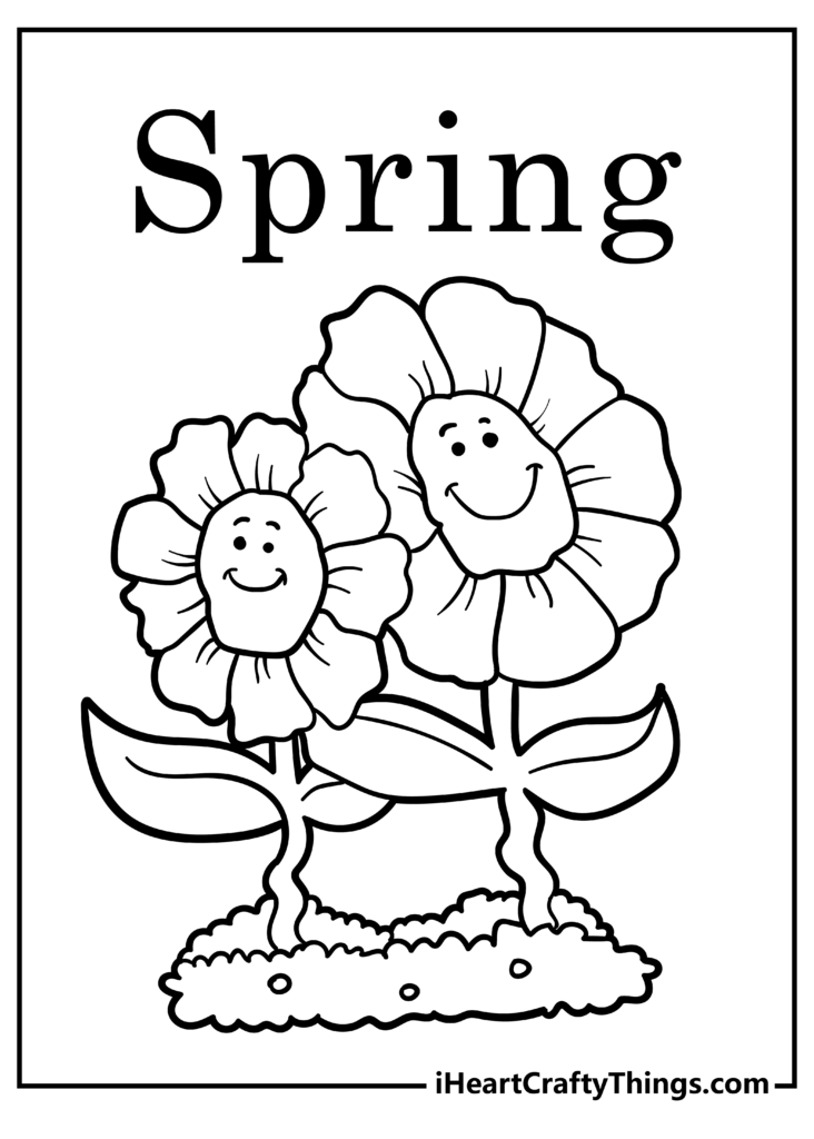 Free Printable Coloring Pages Of Spring Flowers Best Flower Site