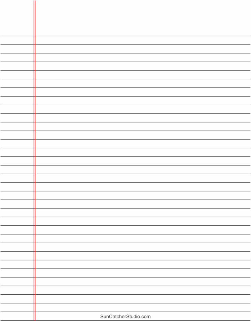 Free Printable Lined Paper Handwriting Notebook Templates Free Printables Monograms Design Tools Patterns DIY Projects