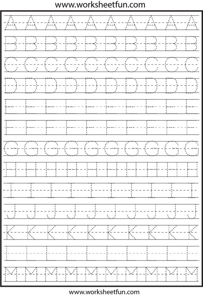 Letter Tracing 2 Worksheets FREE Printable Worksheets