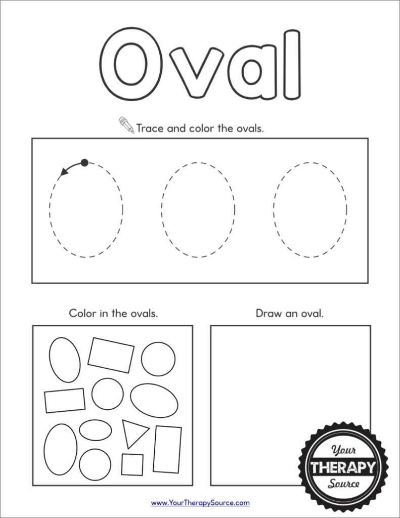 Shapes Worksheet Preschool Free Printables Your Therapy Source